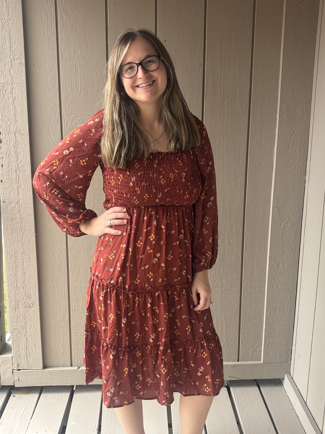 Fall Days Dress- Medium
