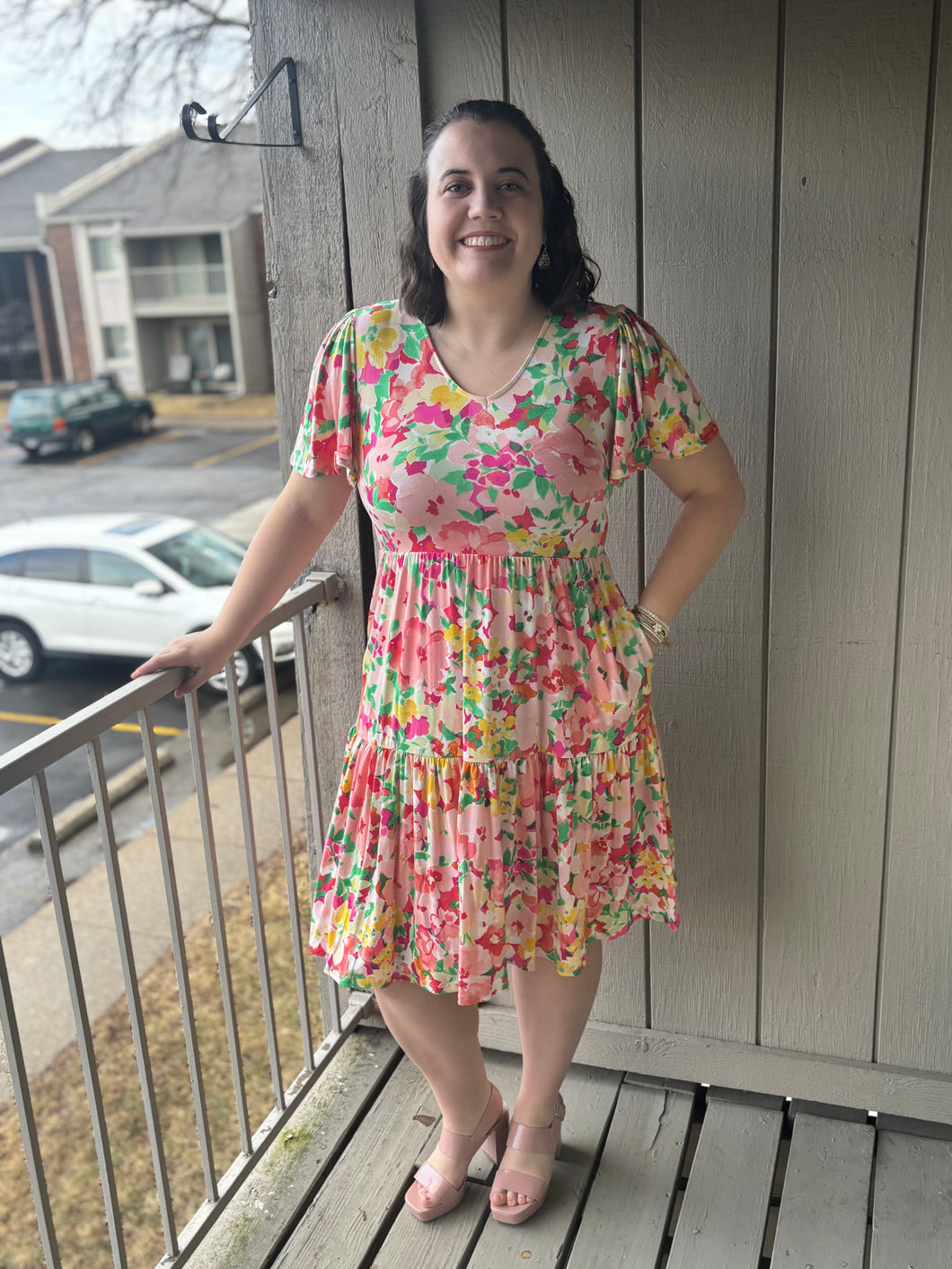 Blushing Blossom Dress 🌸