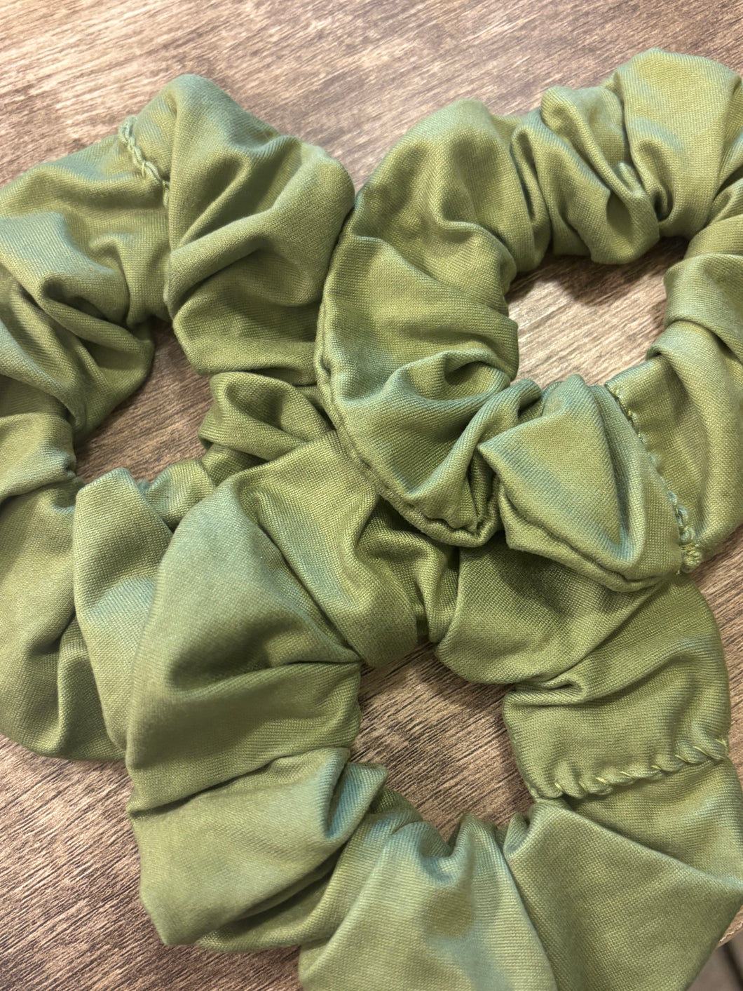 Olive Scrunchies