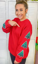 Load image into Gallery viewer, Christmas Trees Sweatshirt
