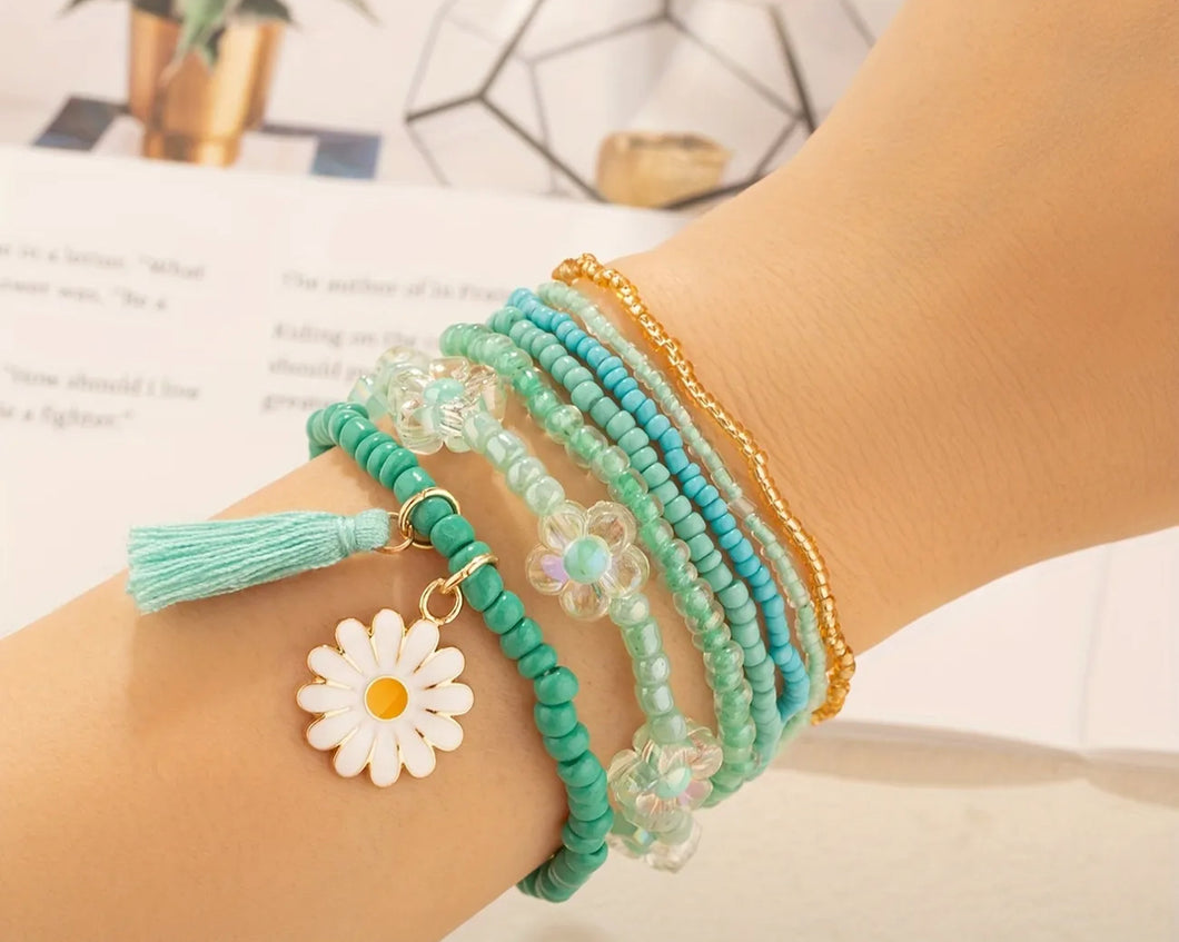 Teal Bracelet Set