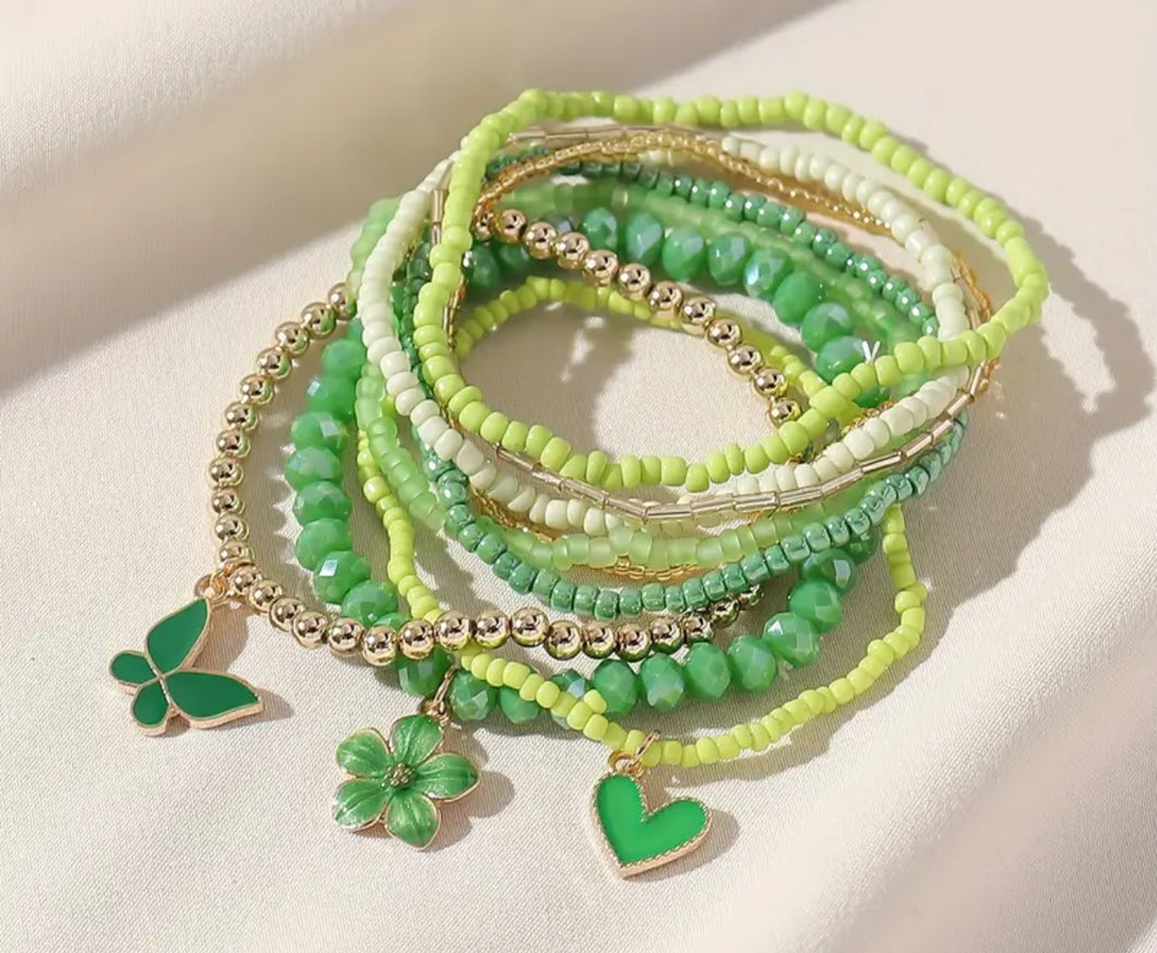 Spring Bracelets Green