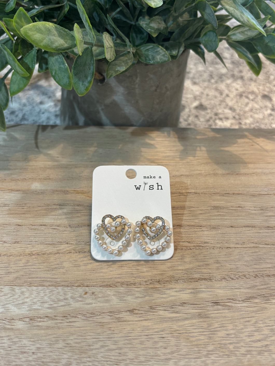 Layered Hearts Studs