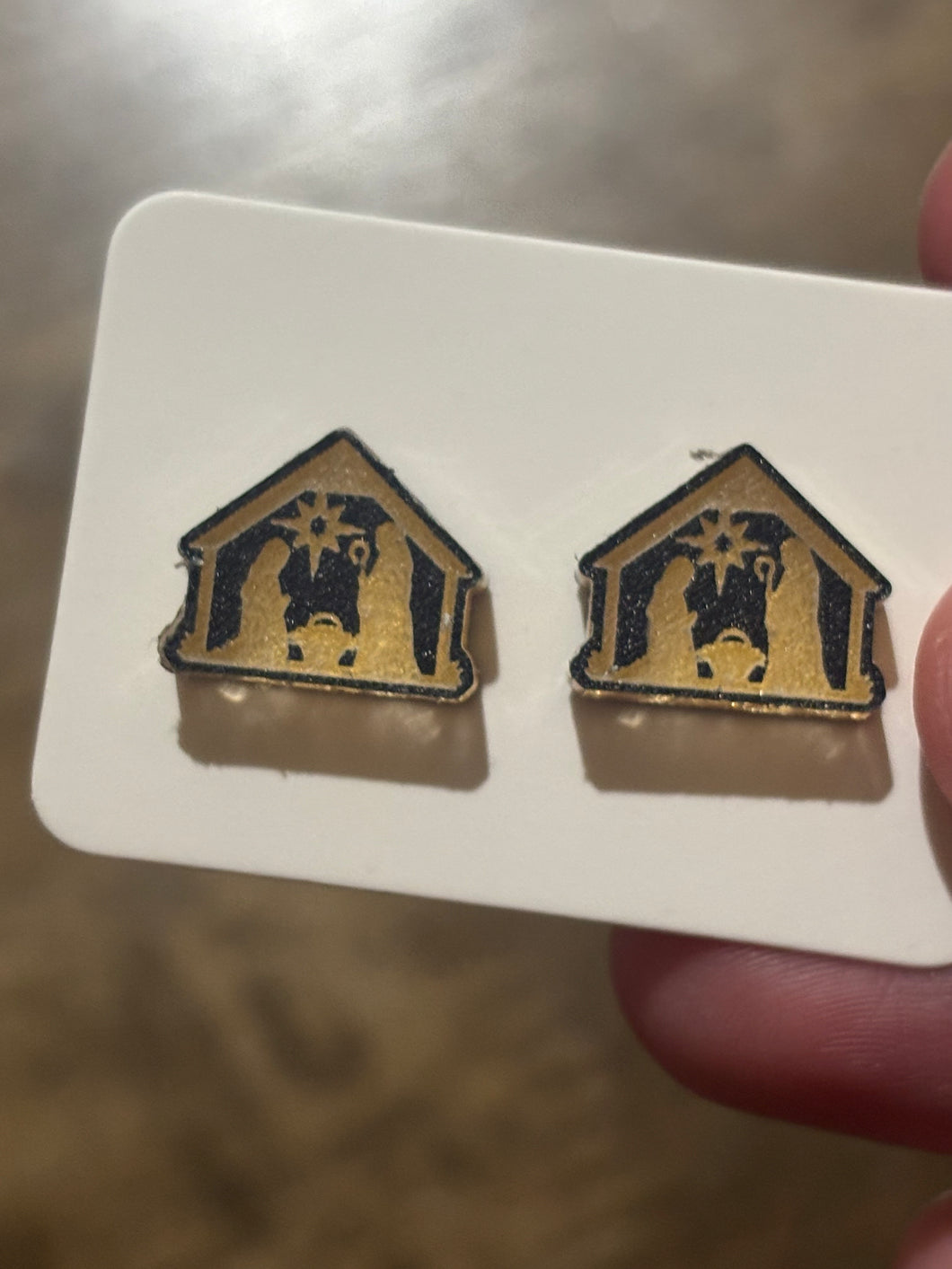 Nativity Stud Earrings