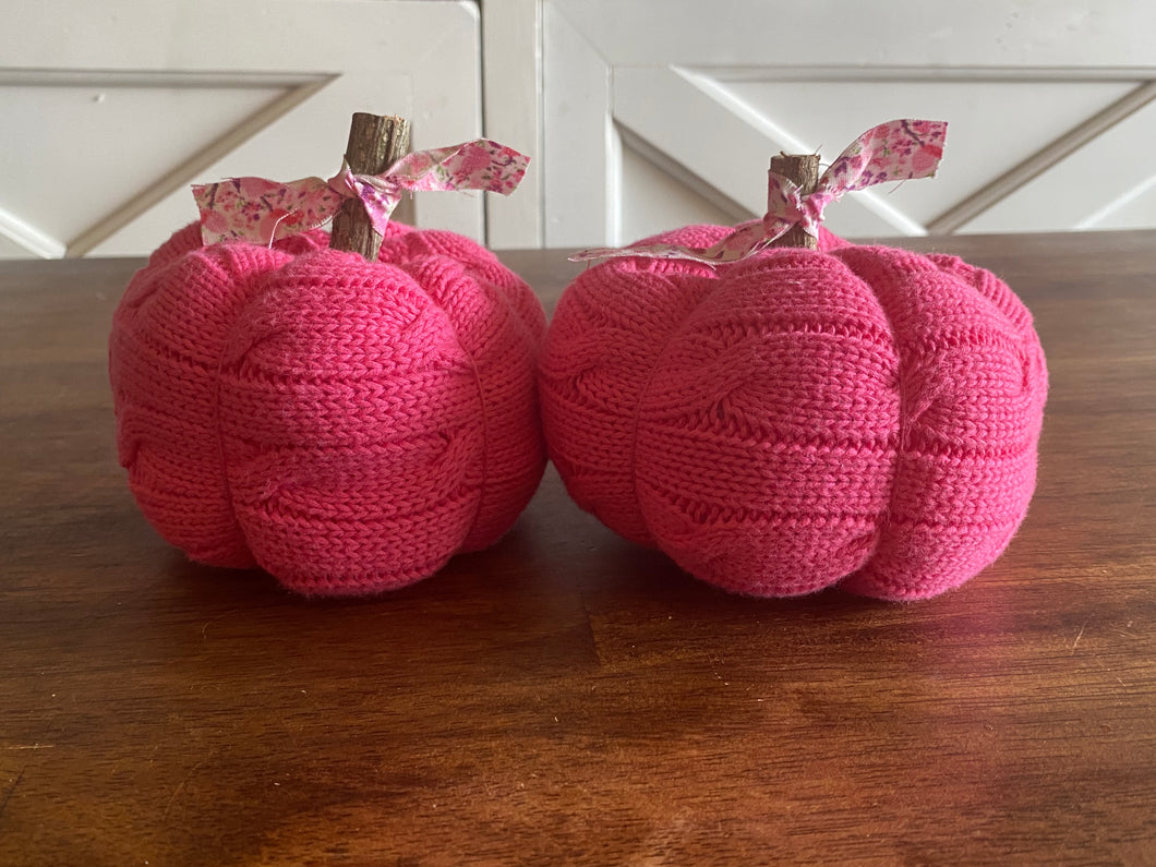 Hot Pink Pumpkins