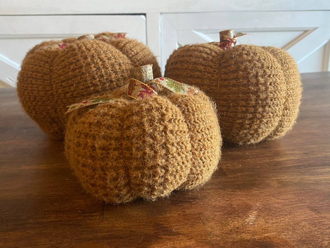 Brown Sweater Pumpkins