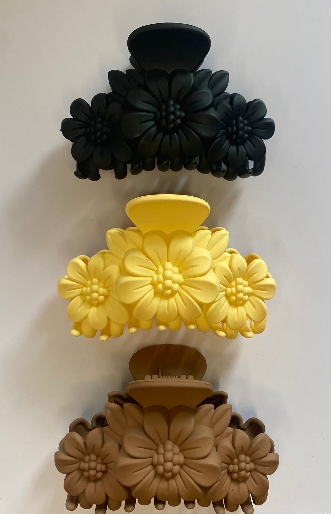 Sunflower Claw Clips